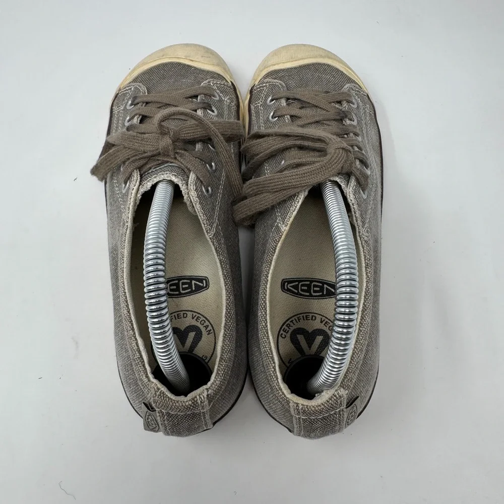 KEEN Vulcanized Footwear Gray Canvas Tweed Sneakers Women's Size 8.5